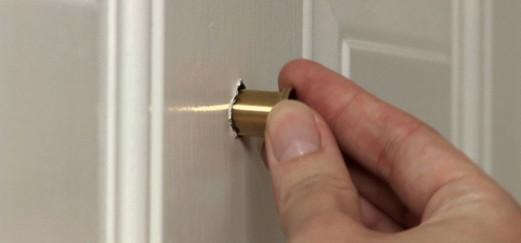 peephole door repair in Warrington